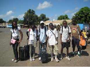 Six Gambian Tennis Players Participate in International Tennis Championship